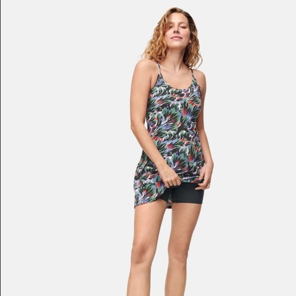 Outdoor Voices Vapor Watercolor Floral Dress